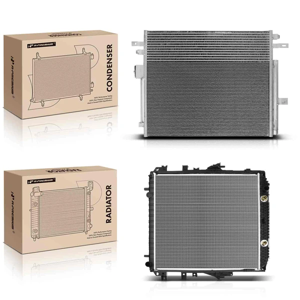 Radiator & AC Condenser Cooling Kit for Chevrolet Colorado 2015-2016