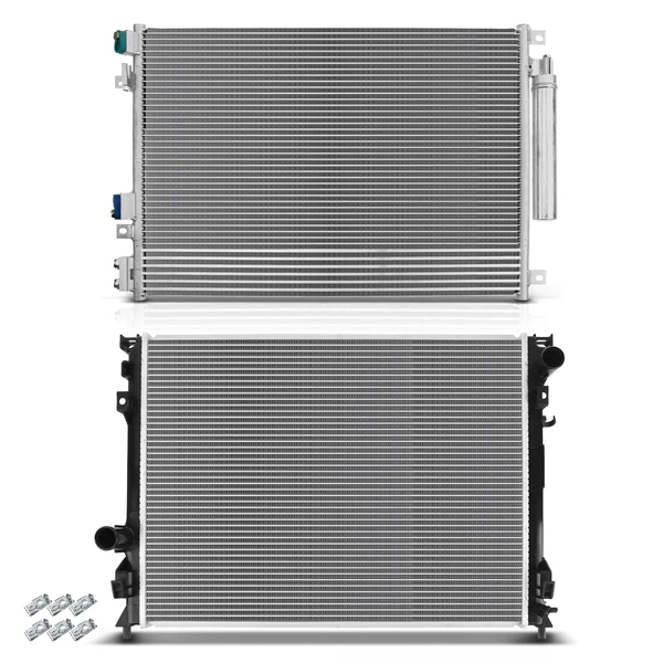 Radiator & AC Condenser Cooling Kit for Chrysler 300 2005-2014 Dodge Challenger