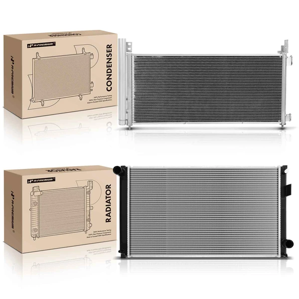 Radiator & AC Condenser Cooling Kit for 2015-2021 Lexus NX300h