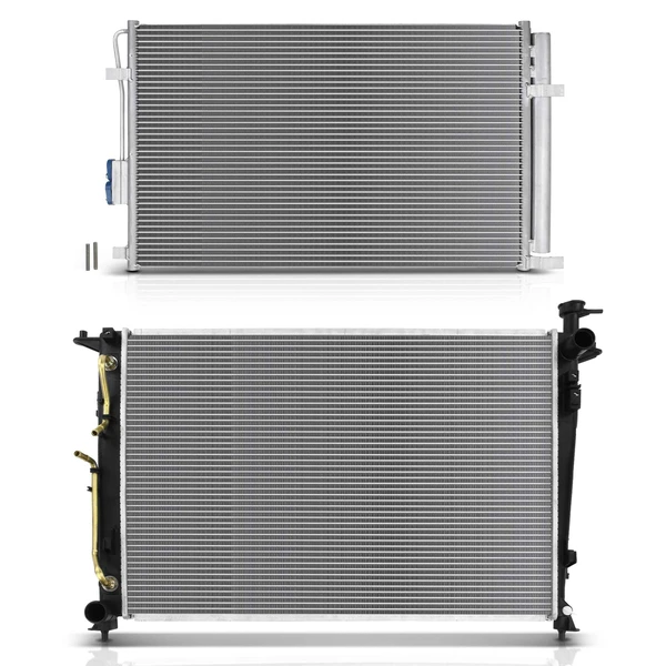 Radiator & AC Condenser Cooling Kit for 2016-2018 Kia Sorento