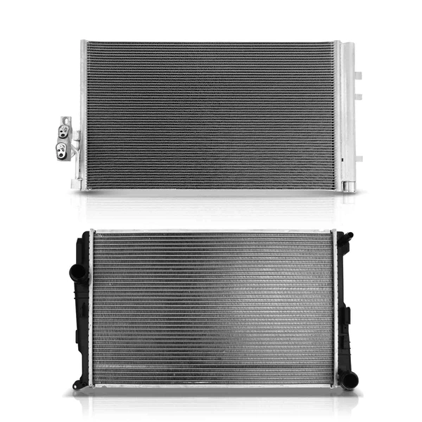 Radiator & AC Condenser Cooling Kit for BMW F25 X3 2011-2017 F26 X4 2015-2018
