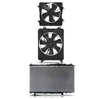 3 Pcs Radiator & Cooling Fan Assembly Kit