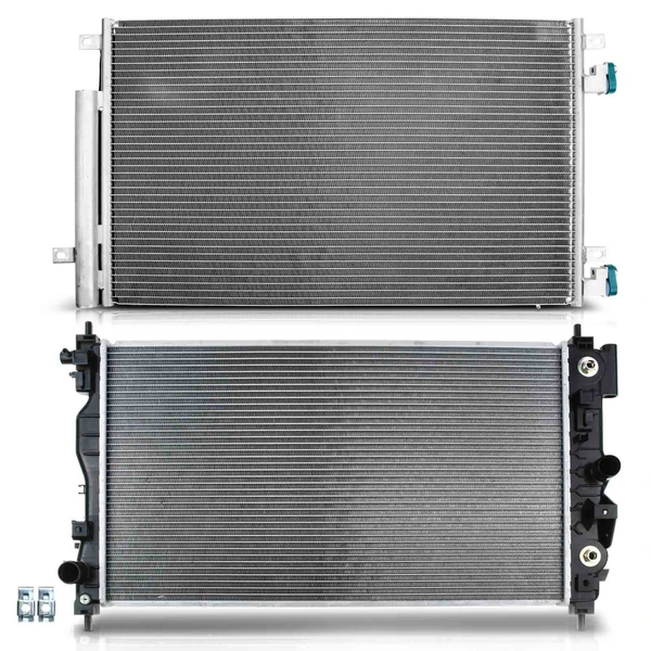 Radiator & AC Condenser Cooling Kit for Chevrolet Spark 2016-2020 L4 1.4L