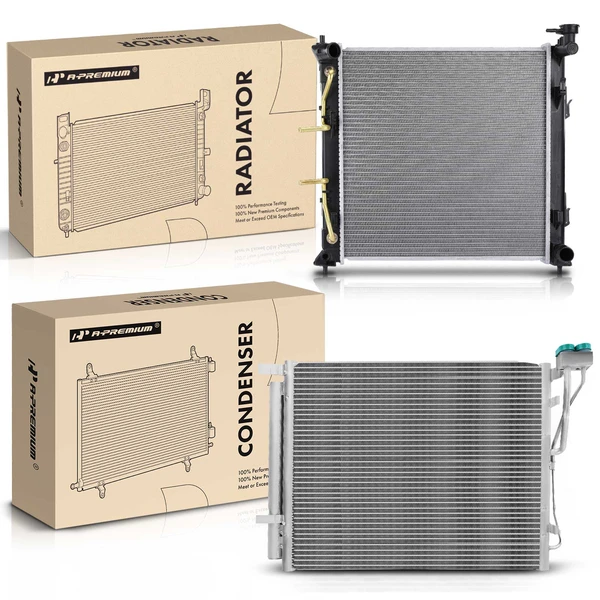 Radiator & AC Condenser Cooling Kit for Kia Optima 2019-2020 L4 2.0L Automatic