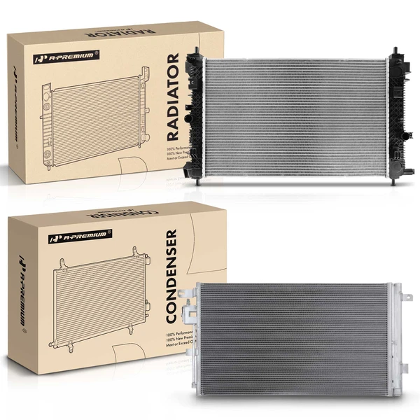 Radiator & AC Condenser Cooling Kit for Buick Envision 2016-2019 L4 2.0L 2.5L