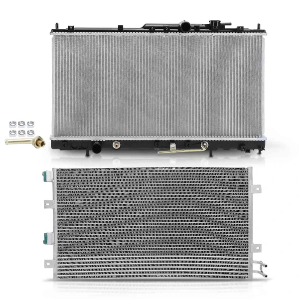 Radiator & AC Condenser Cooling Kit for Dodge Stratus 2003-2004 Chrysler Sebring