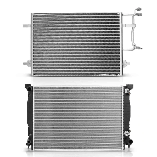 Radiator & AC Condenser Cooling Kit for 2002-2004 Audi A6