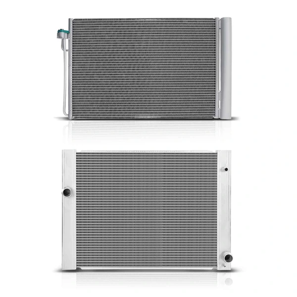 Radiator & AC Condenser Cooling Kit for 2003-2008 BMW 760Li