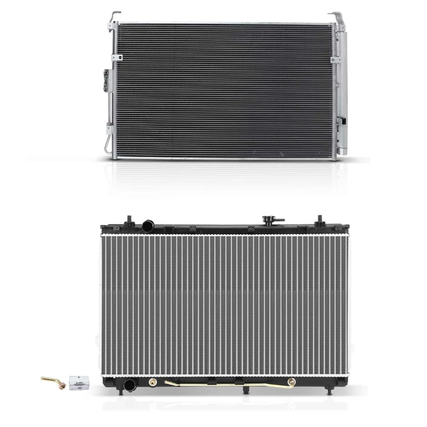 Radiator & AC Condenser Cooling Kit for 2007-2010 Hyundai Entourage