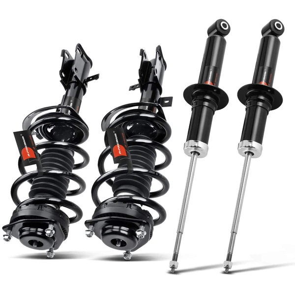 4-Pc Complete Strut + Coil Spring, Front & Rear, A-Premium APSA1789