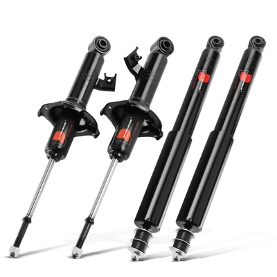 4 Pcs Front & Rear Complete Strut & Coil Spring Assembly