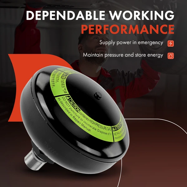 2 Pcs Front Suspension Accumulator for Lexus LX470 Toyota Land Cruiser