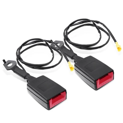 2 Pcs Front Seat Belt Buckle