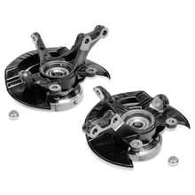 2 Pcs Front Steering Knuckle & Wheel Hub Bearing Assembly