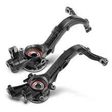 2 Pcs Front Steering Knuckle & Wheel Hub Bearing Assembly for 1996-2001 Audi A4