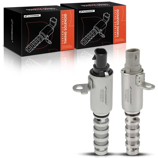 2 Pcs Intake Variable Valve Timing Solenoid for 2012-2016 Hyundai Genesis Coupe