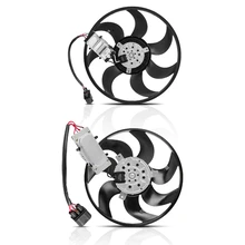 2 Pcs Left & Right Radiator Cooling Fan Assembly