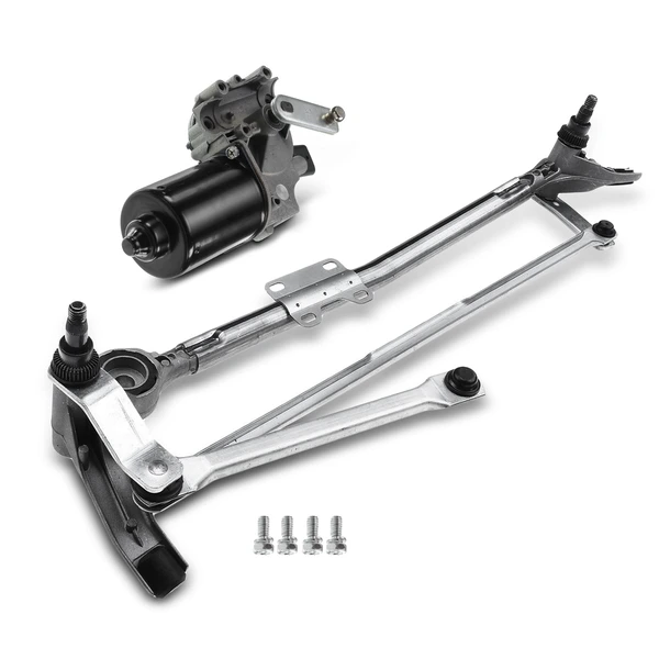 2 Pc Front Windshield Wiper Linkage Assembly with Motor for BMW F30 328i 2012-2013 328i xDrive 2013