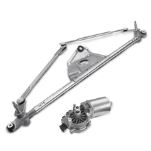 2 Pc Front Windshield Wiper Linkage Assembly with Motor for 2008-2010 Jeep Grand Cherokee