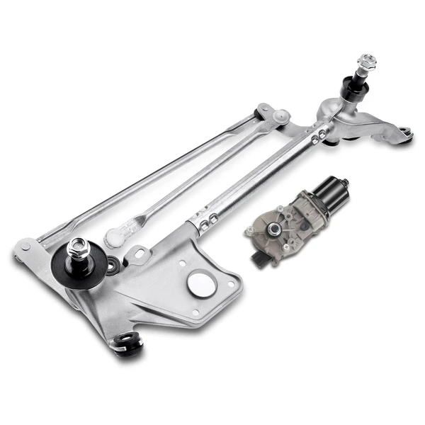 2 Pc Front Windshield Wiper Linkage Assembly with Motor for Honda CR-V 2013-2016 Sport Utility