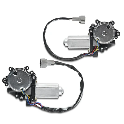 2 Pcs Front Power Window Motor