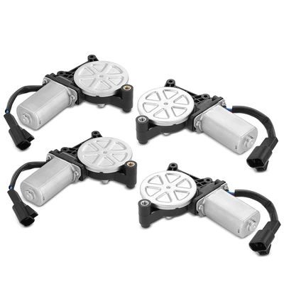 4 Pcs Front & Rear Power Window Motor