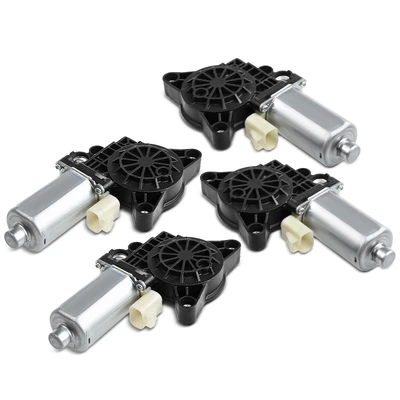 4 Pcs Front & Rear Power Window Motor