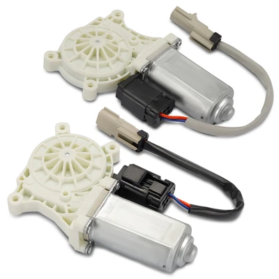2 Pcs Rear Power Window Motor