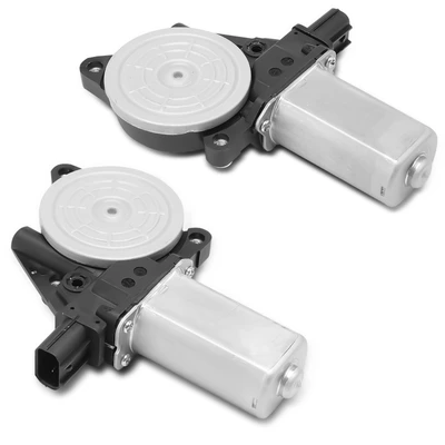 2 Pcs Front Power Window Motor