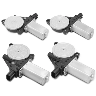 4 Pcs Front & Rear Power Window Motor