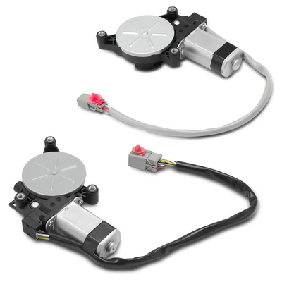 2 Pcs Front Power Window Motor