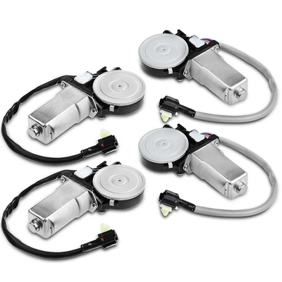 4 Pcs Front & Rear Power Window Motor