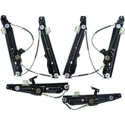 4 Pcs Front & Rear Power Window Regulator without Motor