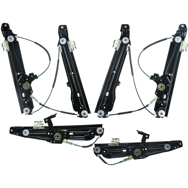 4 Pcs Front & Rear Power Window Regulator without Motor for BMW F10 528i 535i 550i xDrive M5 Sedan