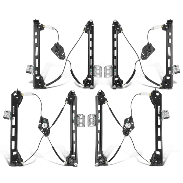 4 Pcs Front & Rear Power Window Regulator without Motor for Volkswagen CC 12-17 Passat CC 09-12