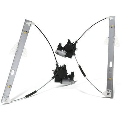 2 Pcs Front Power Window Regulator with Motor