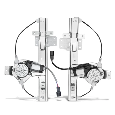 2 Pcs Rear Power Window Regulator with Motor