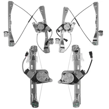 4 Pcs Front & Rear Power Window Regulator with Motor
