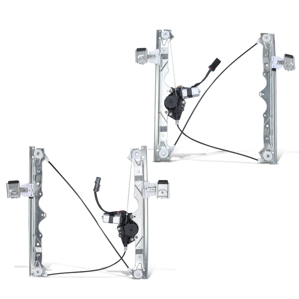 2006-2010 Jeep Grand Cherokee 2-Pc Window Regulator and Motor Kit Front Driver & Passenger Electric with Motor A-Premium APWR2721