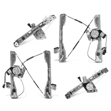 4 Pcs Front & Rear Power Window Regulator with Motor