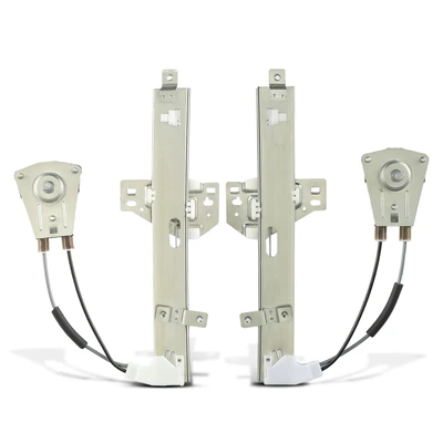 2 Pcs Rear Manual Window Regulator