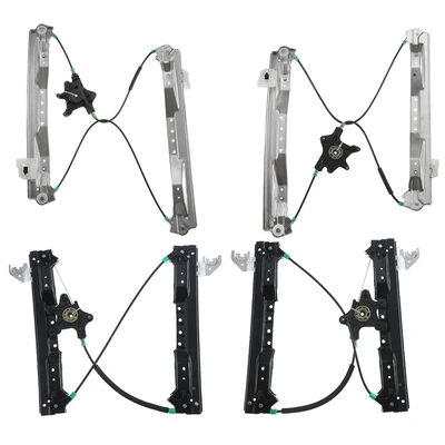 4 Pcs Front & Rear Power Window Regulator without Motor