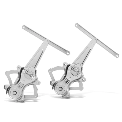 2 Pcs Rear Power Window Regulator without Motor