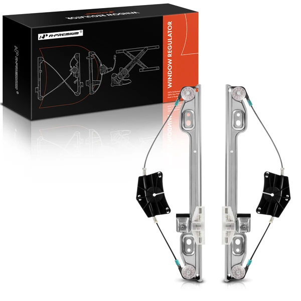 2 Pcs Rear Power Window Regulator without Motor for Ford Edge 2007-2014 Lincoln MKX 2007-2015