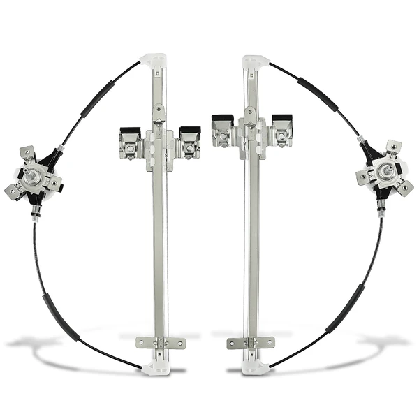 2 Pcs Rear Manual Window Regulator for Dodge Dakota 05-10 Mitsubishi Raider Ram