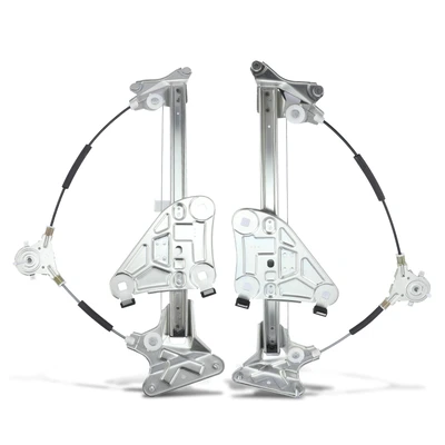 2 Pcs Front Power Window Regulator without Motor