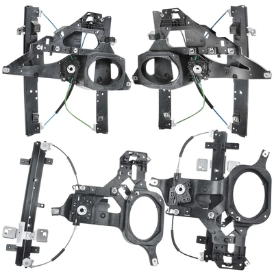 4 Pcs Front & Rear Power Window Regulator without Motor