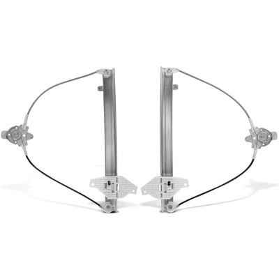 2 Pcs Front Manual Window Regulator