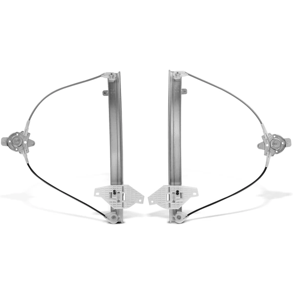 2000-2005 Hyundai Accent 2-Pc Manual Window Regulator Front Driver & Passenger Manual A-Premium APWR2947