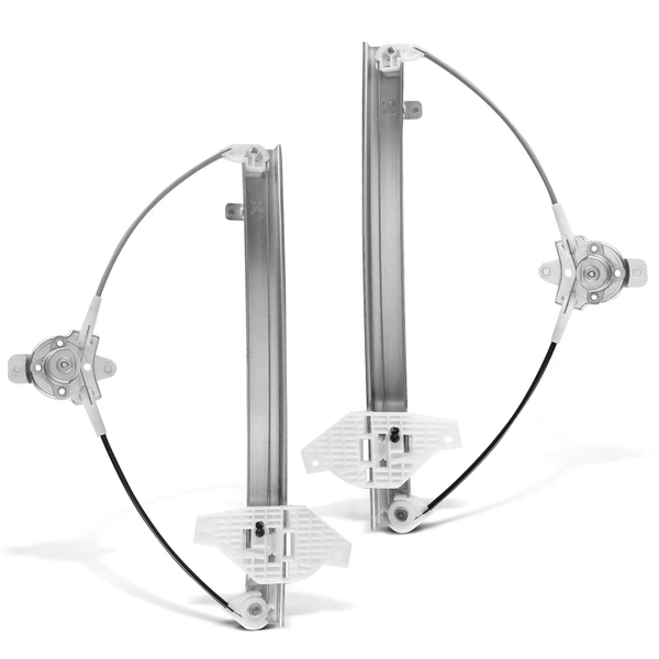 2000-2005 Hyundai Accent 2-Pc Manual Window Regulator Front Driver & Passenger Manual A-Premium APWR2948